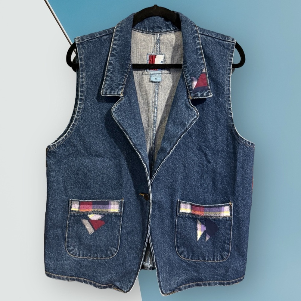 Vintage Sundance Denim Vest